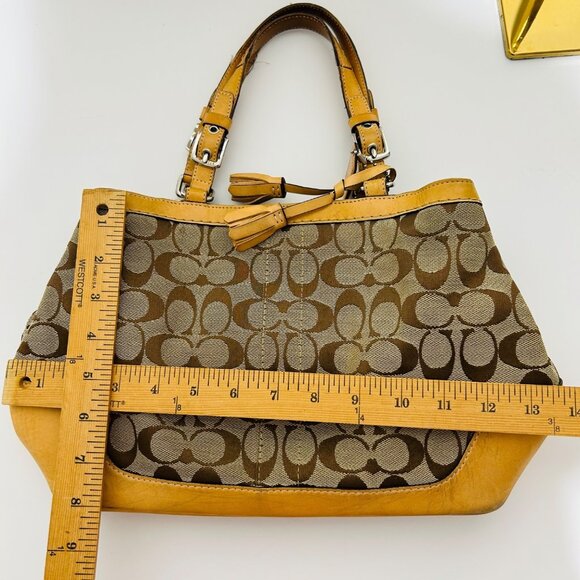 Coach Signature Canvas Tote Bag - Picture 12 of 12